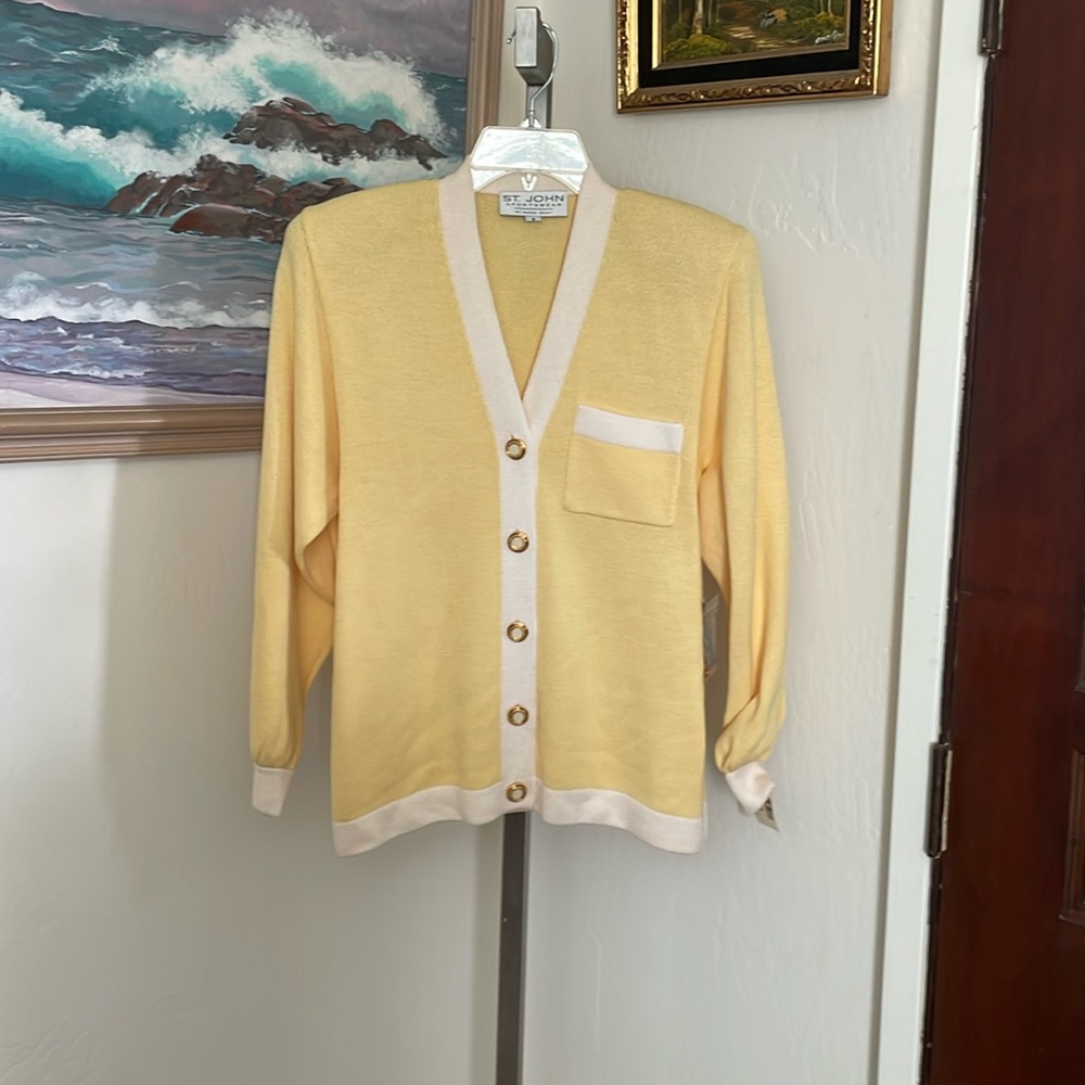 St.John vintage knit cardigan